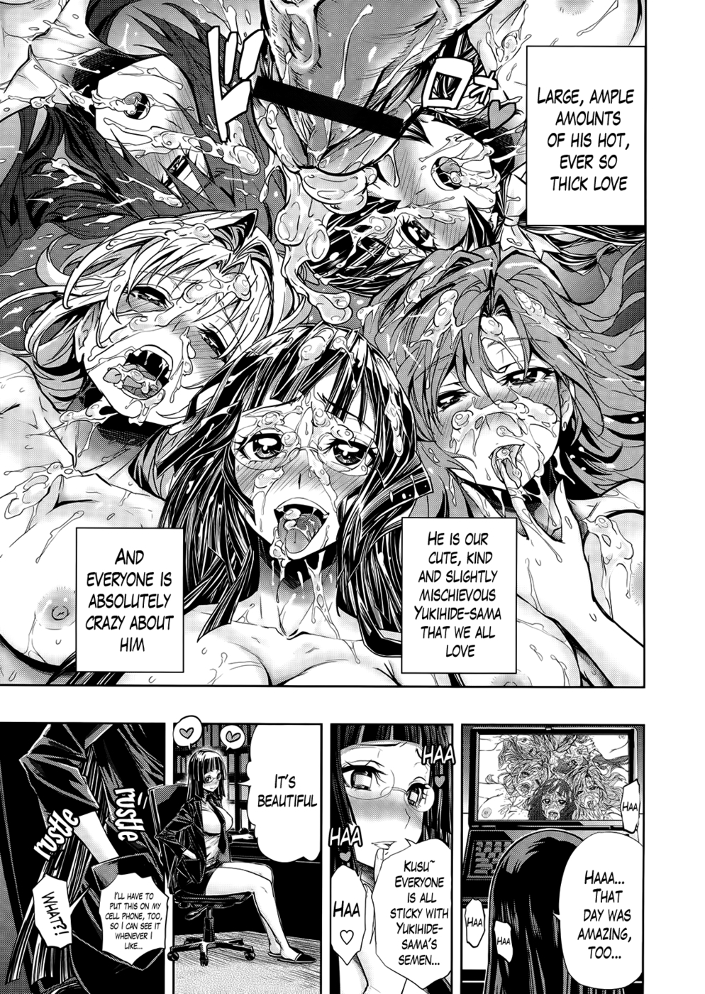 Hentai Manga Comic-Harem Butai wa Boku wo Shaburi Tsukusu-Chapter 2-3